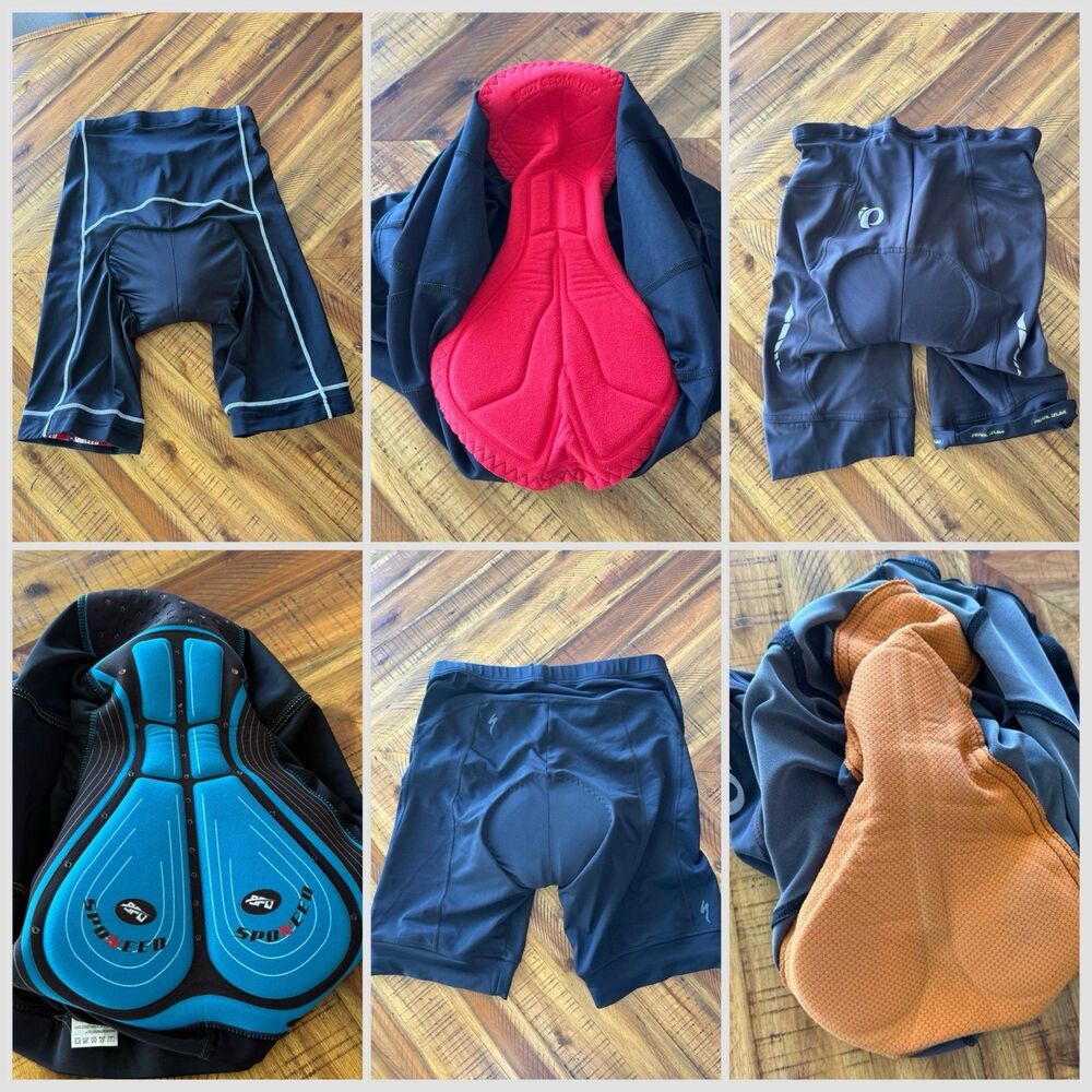 Cycling Shorts Bundle 3 Men’s XL Specialized Pearl Izumi Sponeed Padded Chamois